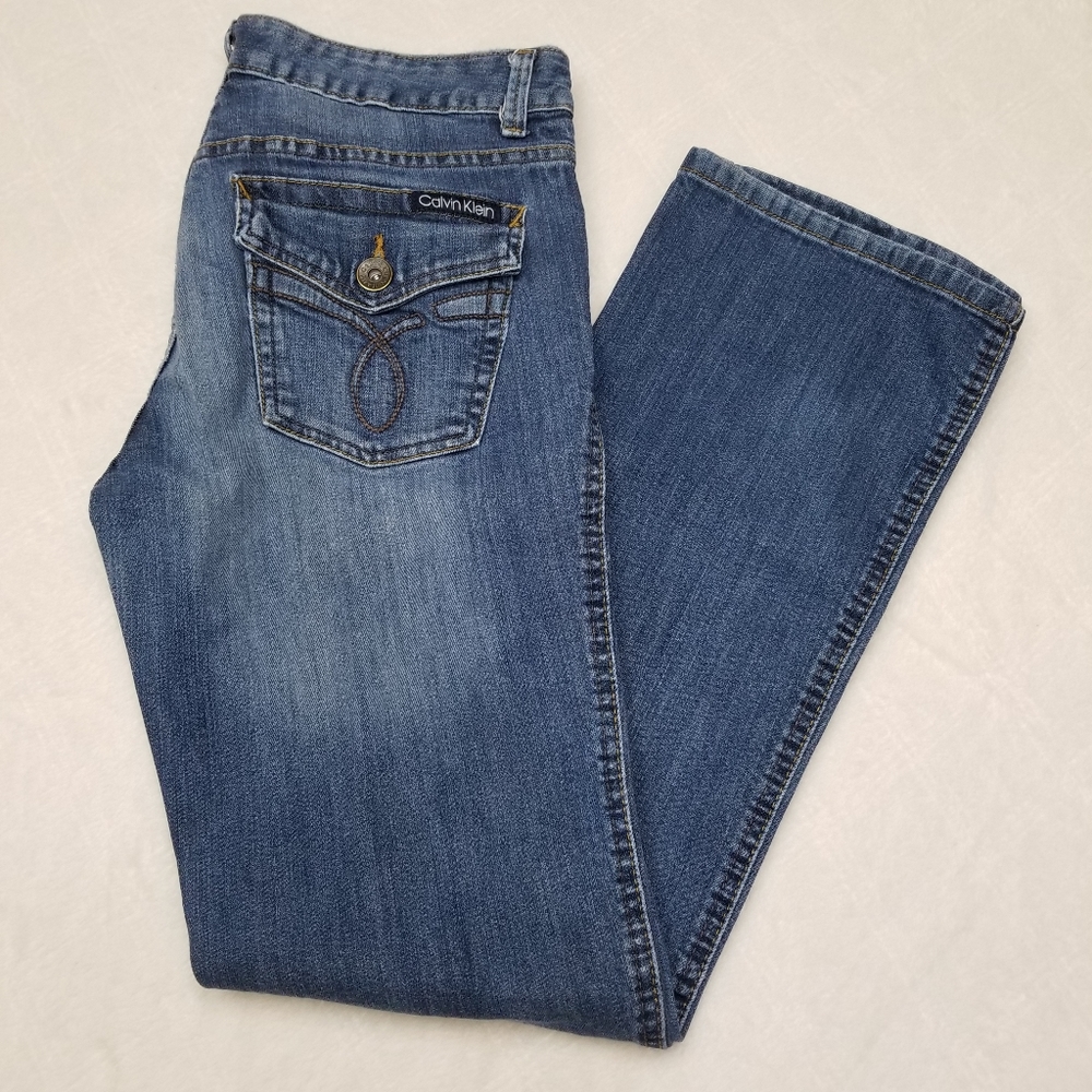 Calvin Klein Blue Wash Women's Jeans.